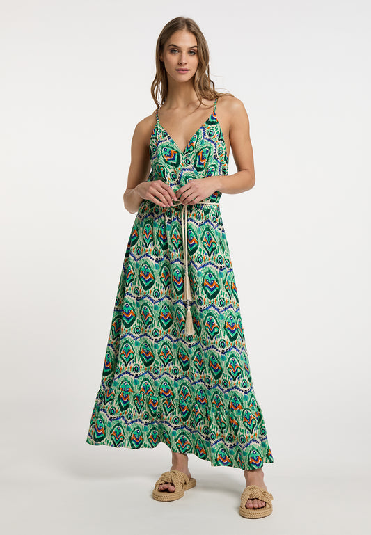 IZIA women's maxi dress with all-over print