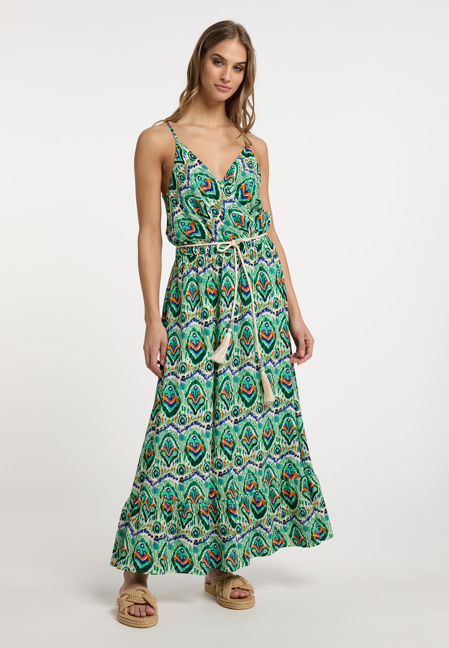 IZIA women's maxi dress with all-over print