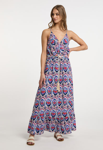IZIA Women's Maxi Dress With All Over Print