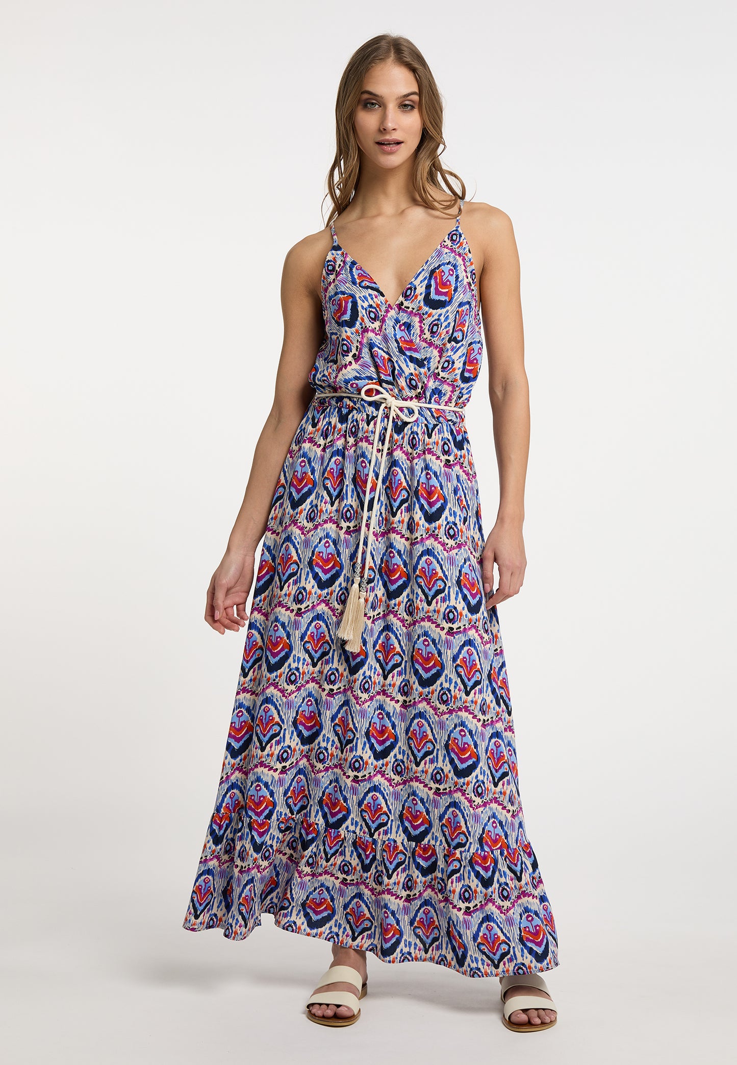 IZIA women's maxi dress with all-over print