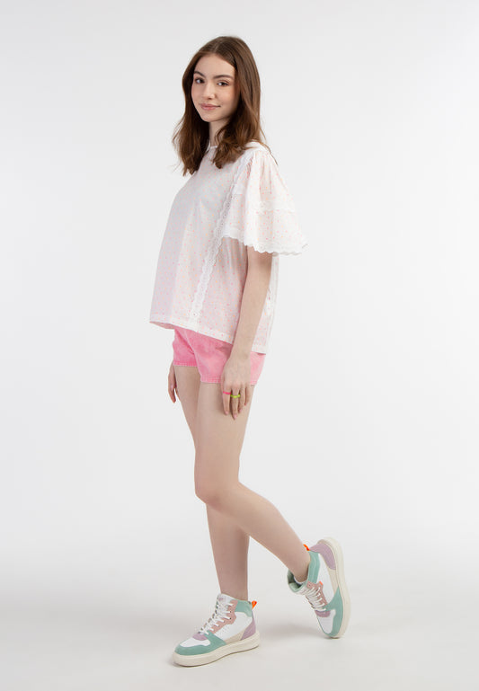 myMo women's blouse with lace