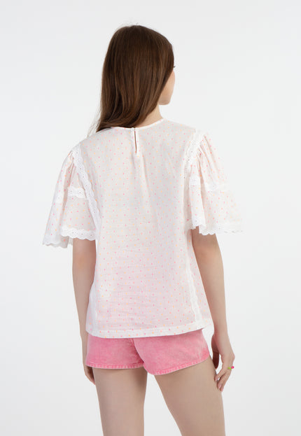 myMo Women's Blouse With Lace