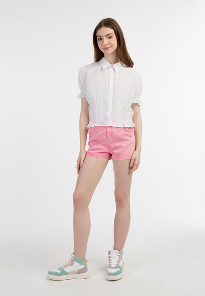 myMo women's short sleeve blouse