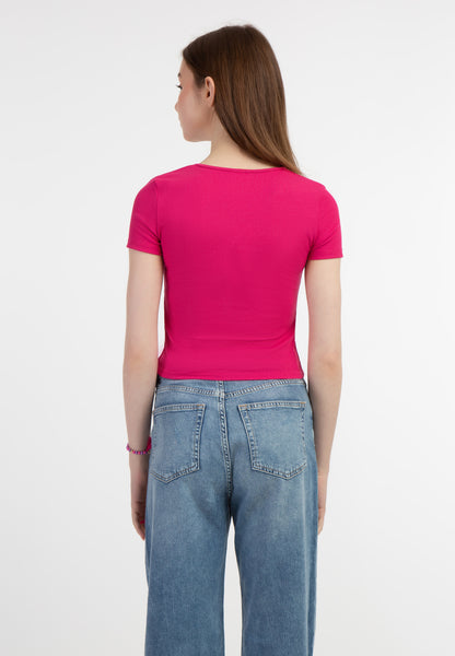 myMo women's rib knit T shirt