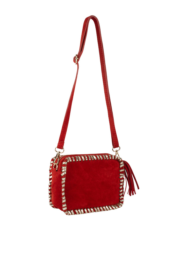 IZIA Damska torba typu crossbody ze skóry