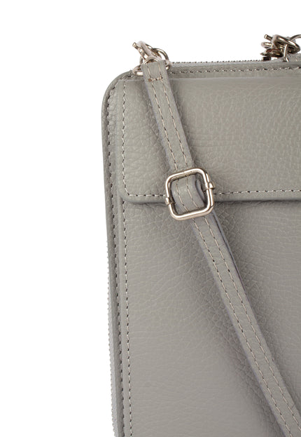 usha Women's Leather Wallet And Cell Phone Bag