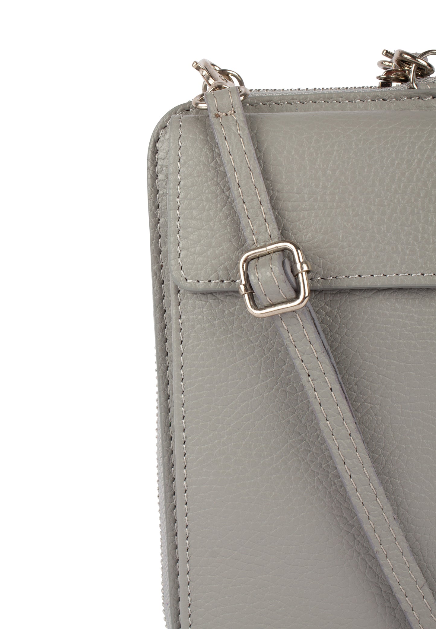 usha women's leather wallet and cell phone bag