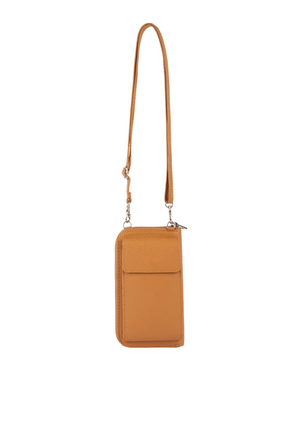 usha Women's Leather Wallet And Cell Phone Bag