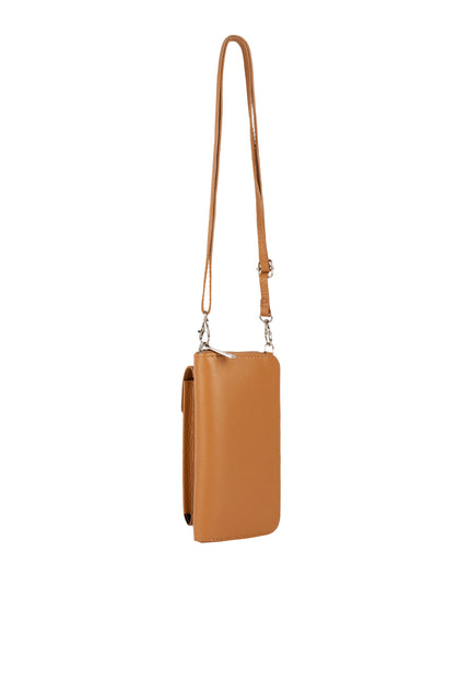 usha Women's Leather Wallet And Cell Phone Bag