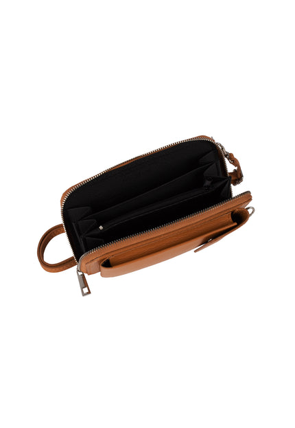 usha Women's Leather Wallet And Cell Phone Bag