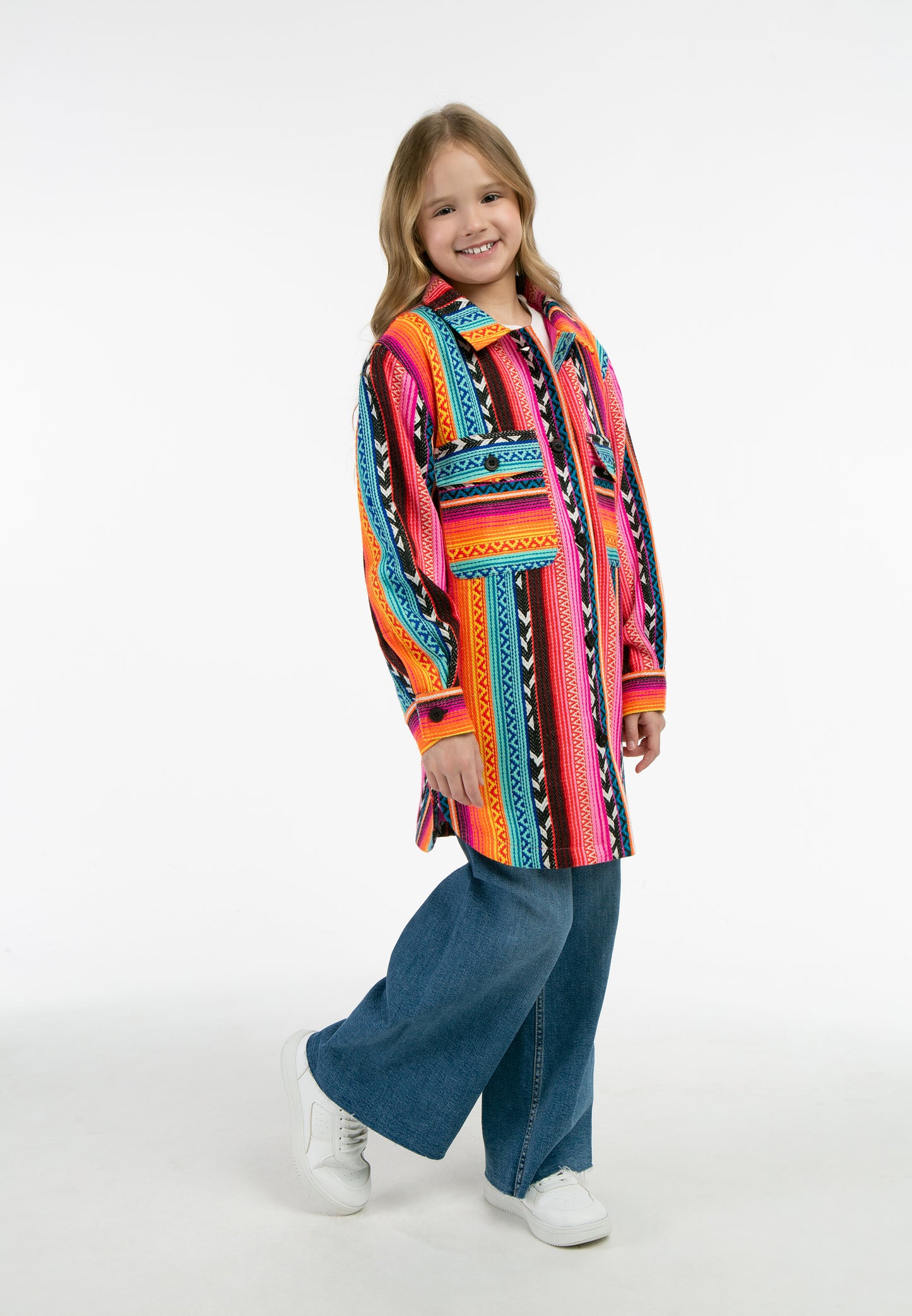 myMo KIDS girl's shirt jacket