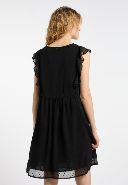 DreiMaster Vintage women's midi dress with ruffles