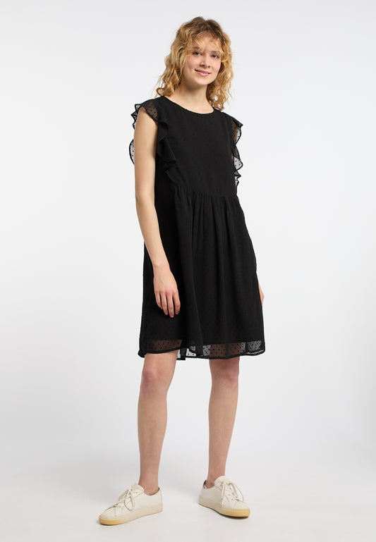 DreiMaster Vintage women's midi dress with ruffles