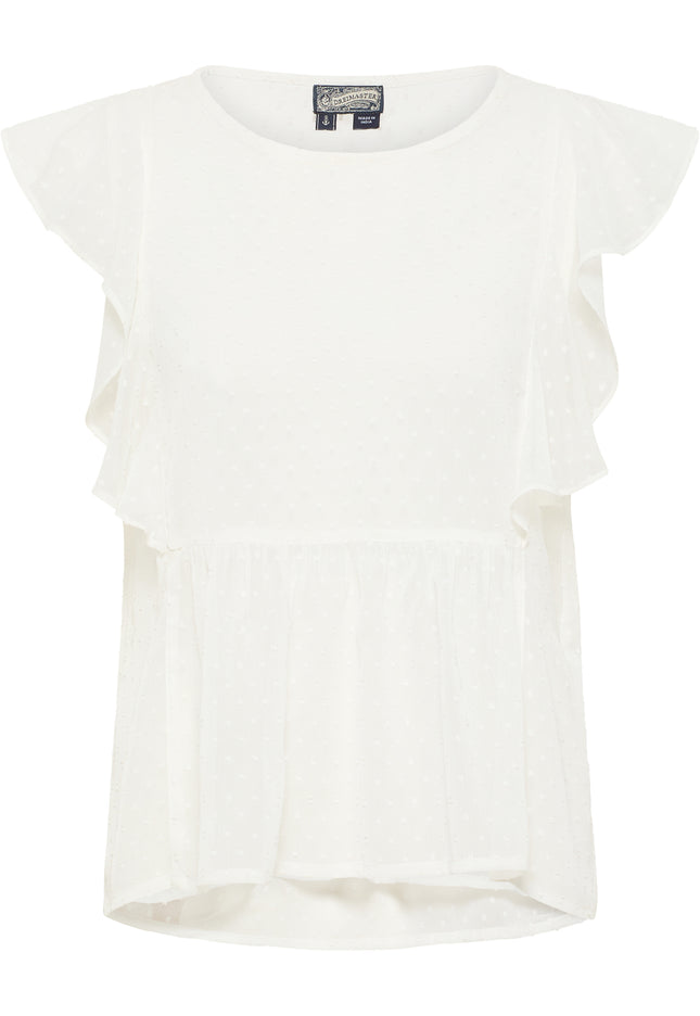 DreiMaster Vintage Women's Short Sleeve Blouse