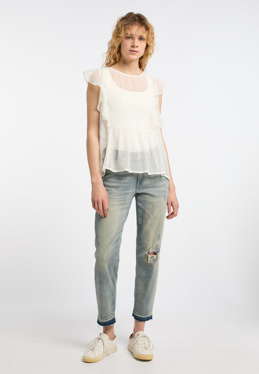 DreiMaster Vintage women's short sleeve blouse