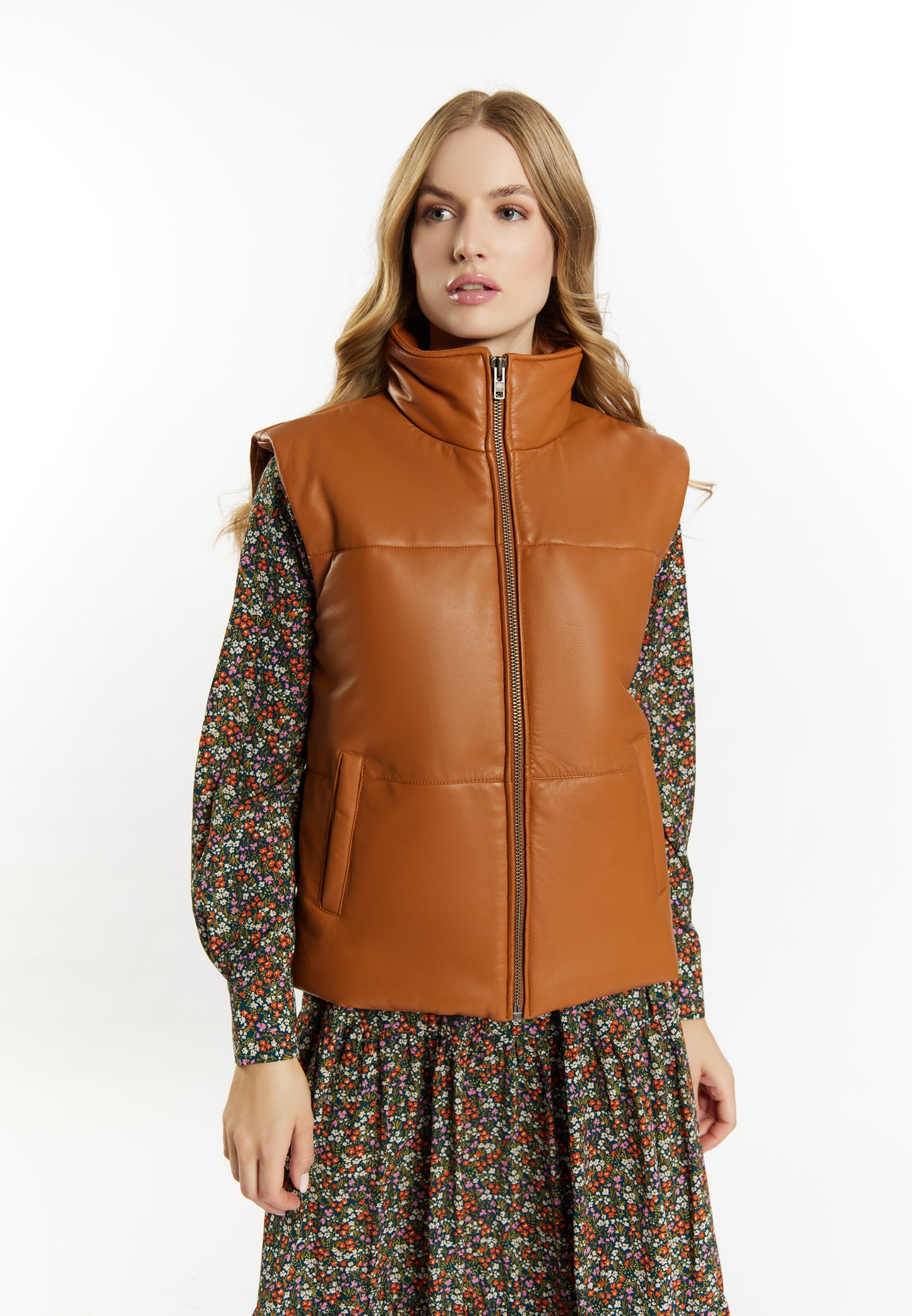 DreiMaster Vintage women's leather vest