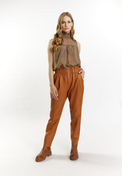 DreiMaster Vintage women's leather pants