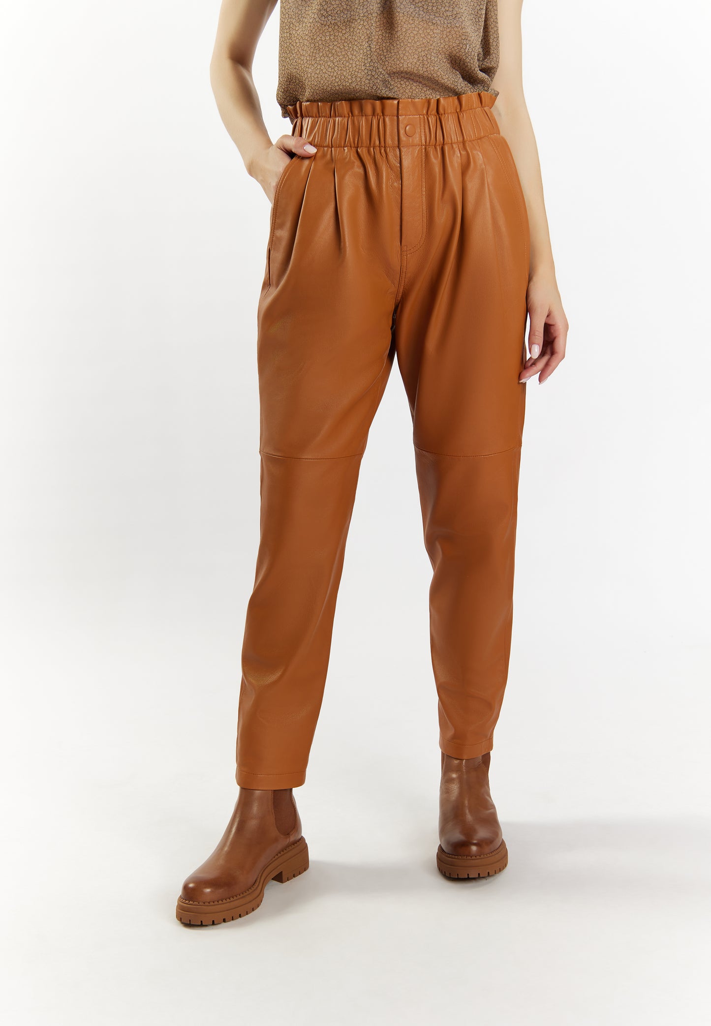 DreiMaster Vintage women's leather pants