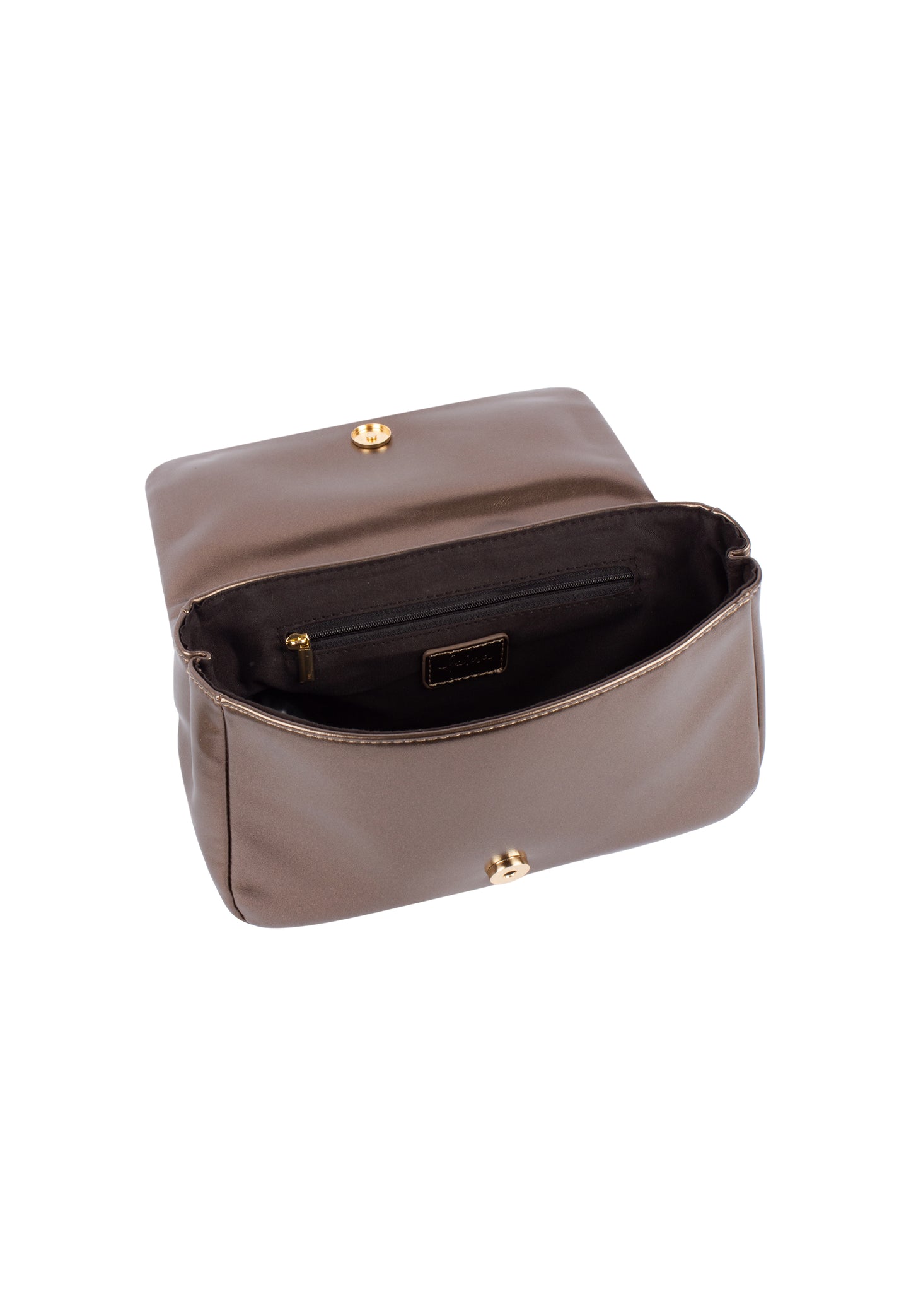 faina women's shoulder bag in a metallic look