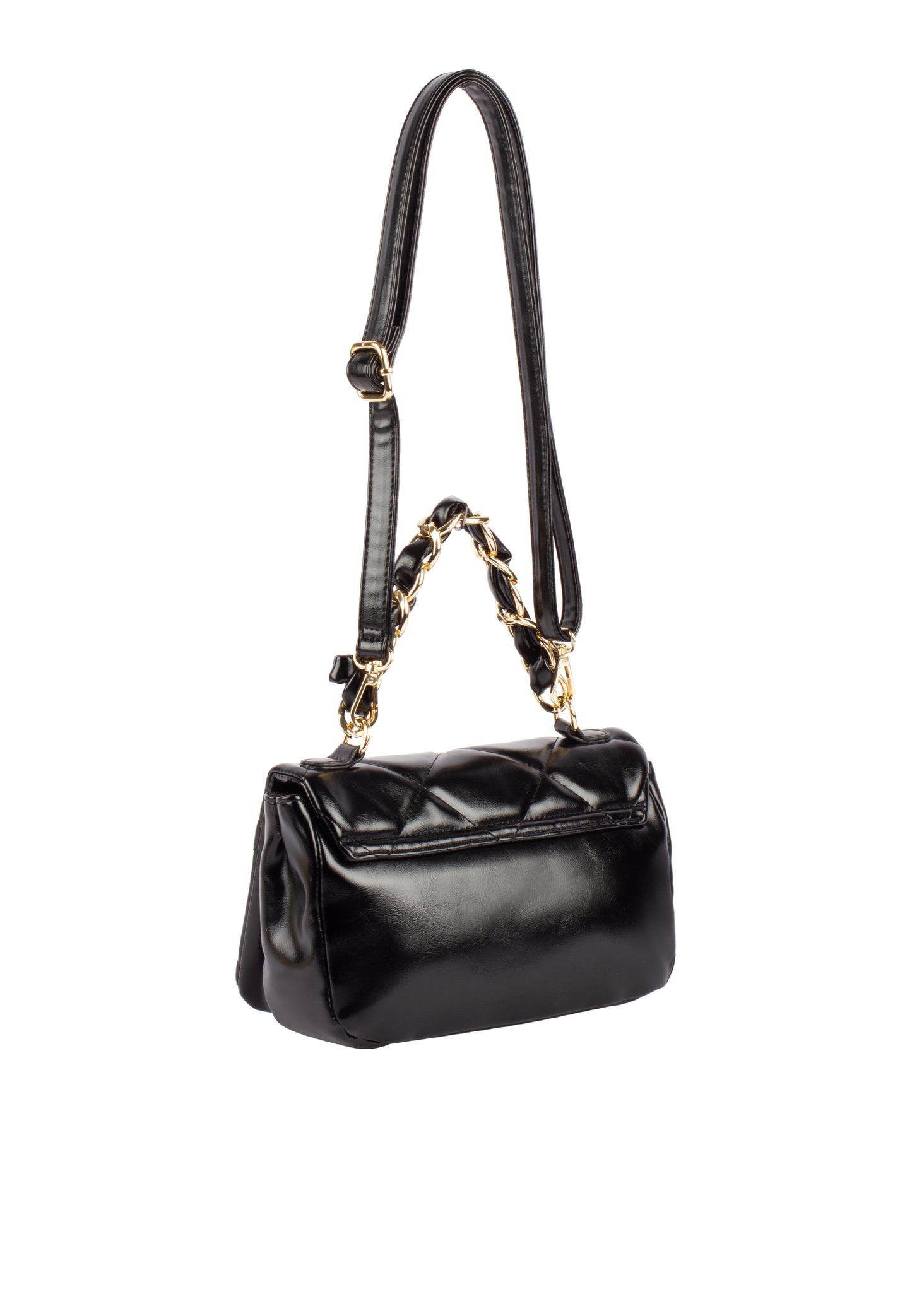 faina women's shoulder bag in a metallic look
