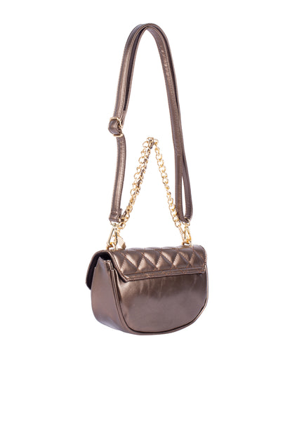 faina women's shoulder bag in a metallic look