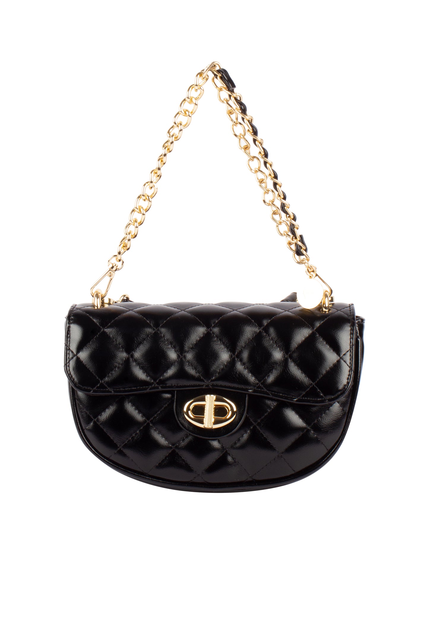 faina women's shoulder bag in a metallic look