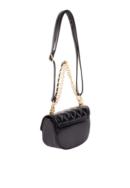 faina women's shoulder bag in a metallic look