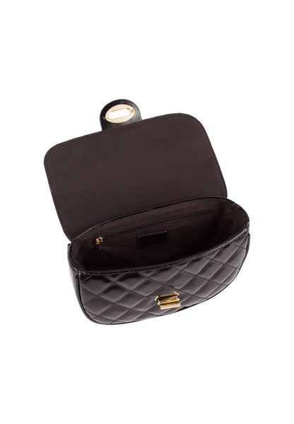 faina women's shoulder bag in a metallic look