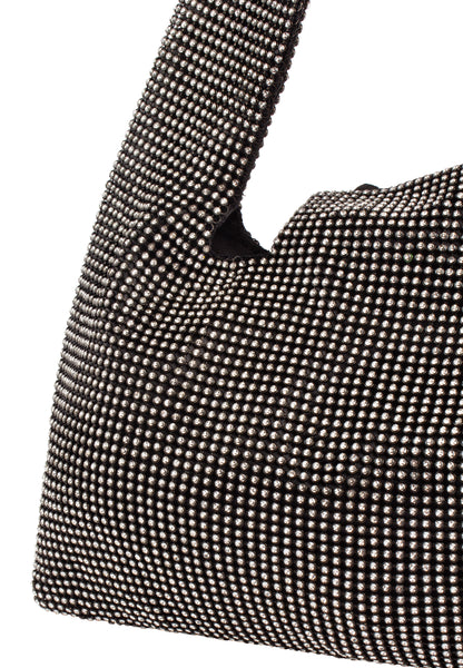 faina women's crystal shoulder bag