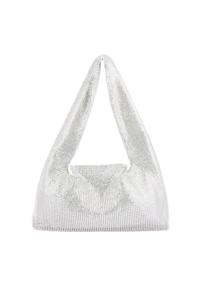 faina women's crystal shoulder bag