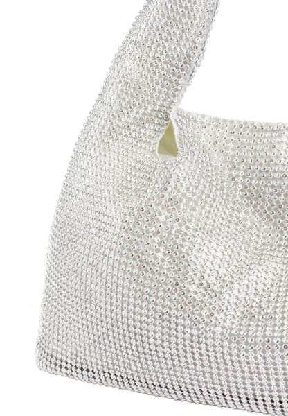 faina women's crystal shoulder bag
