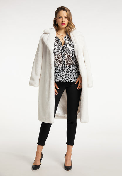 faina women's faux fur coat