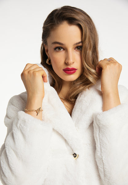 faina women's faux fur coat