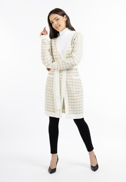 faina women's cardigan with fancy yarn