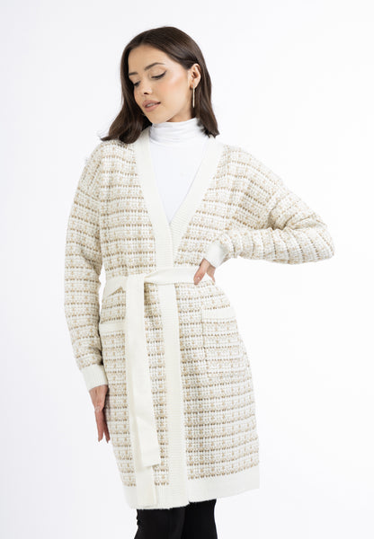 faina women's cardigan with fancy yarn