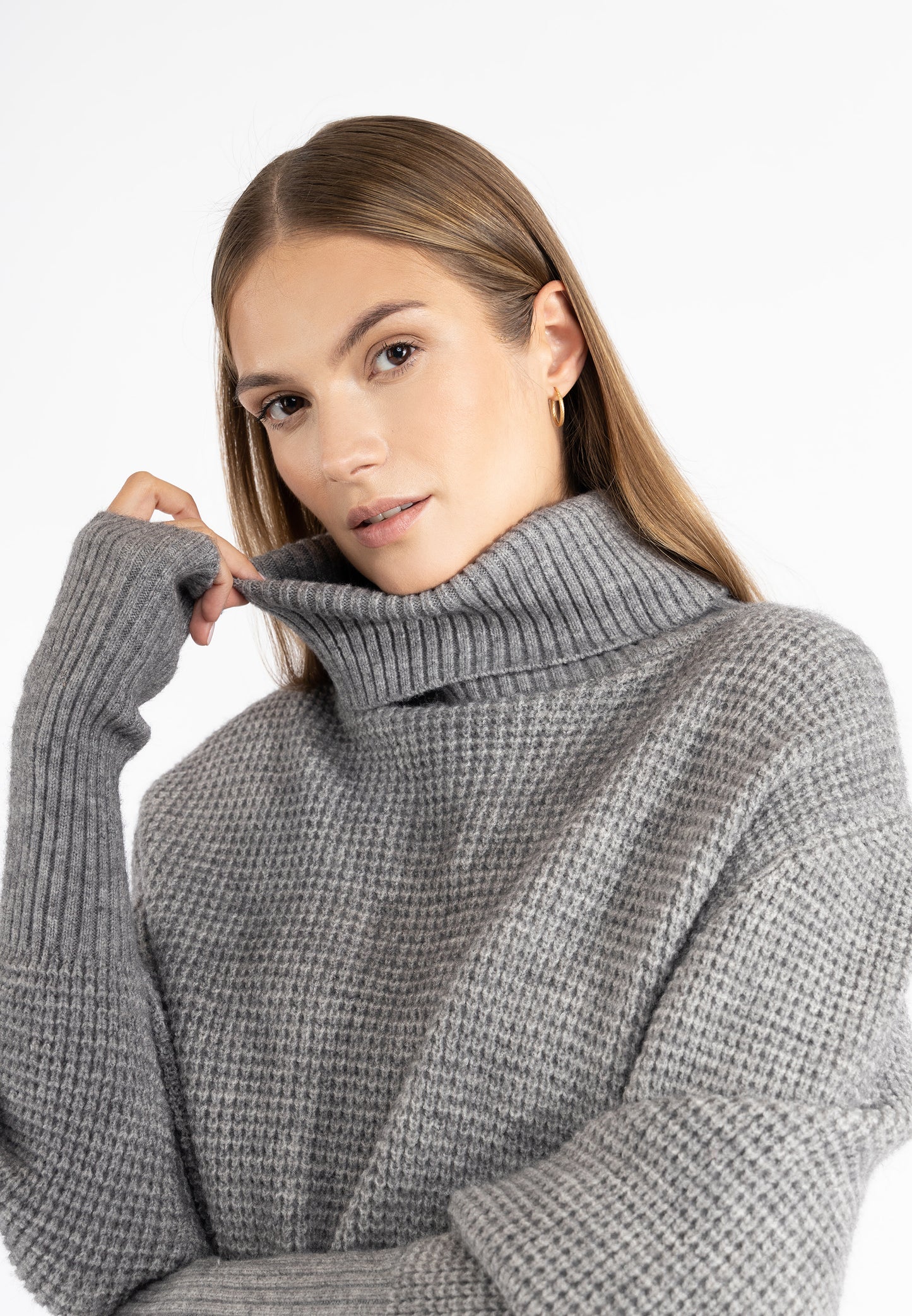 RISA damski sweter z dzianiny