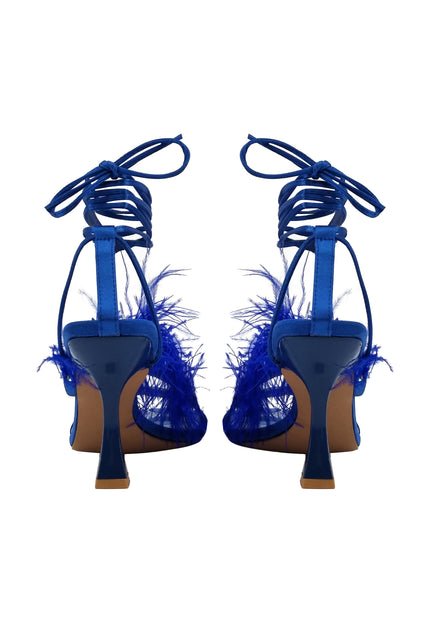 faina Women's Sandal With Feathers