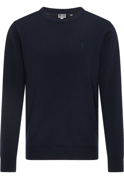 DreiMaster Maritim m�ski sweter z okr�g�ym dekoltem