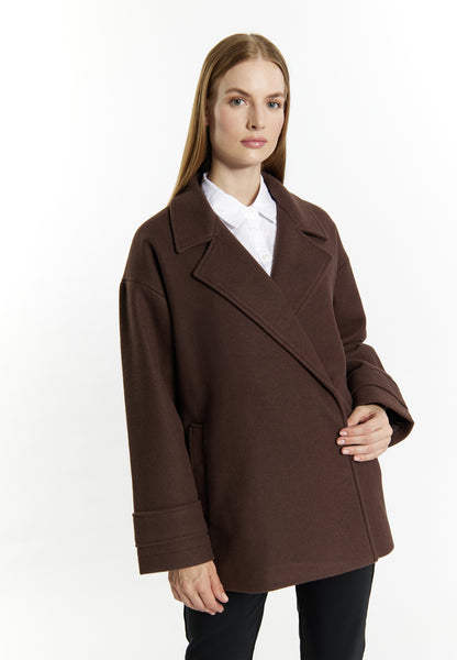 DreiMaster Klassik women's transitional jacket in a wool look