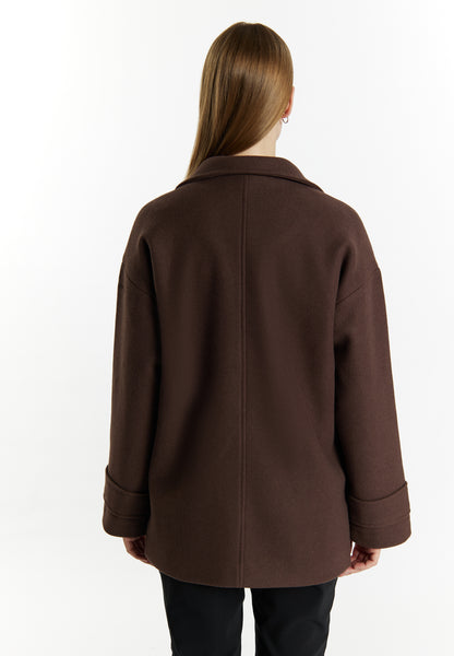 DreiMaster Klassik women's transitional jacket in a wool look