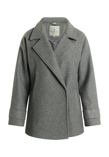 DreiMaster Klassik women's transitional jacket in a wool look