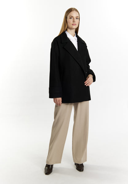 DreiMaster Klassik women's transitional jacket in a wool look