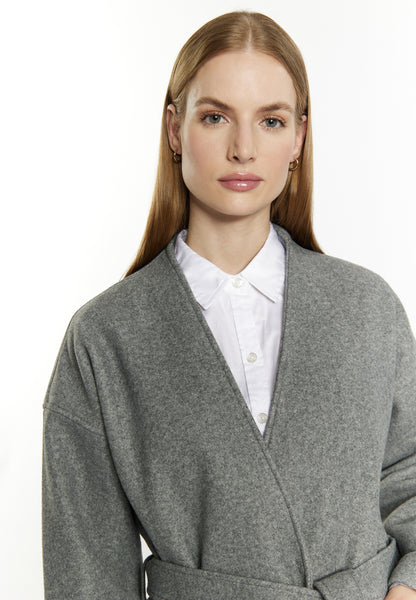 DreiMaster Klassik women's transitional coat in a wool look