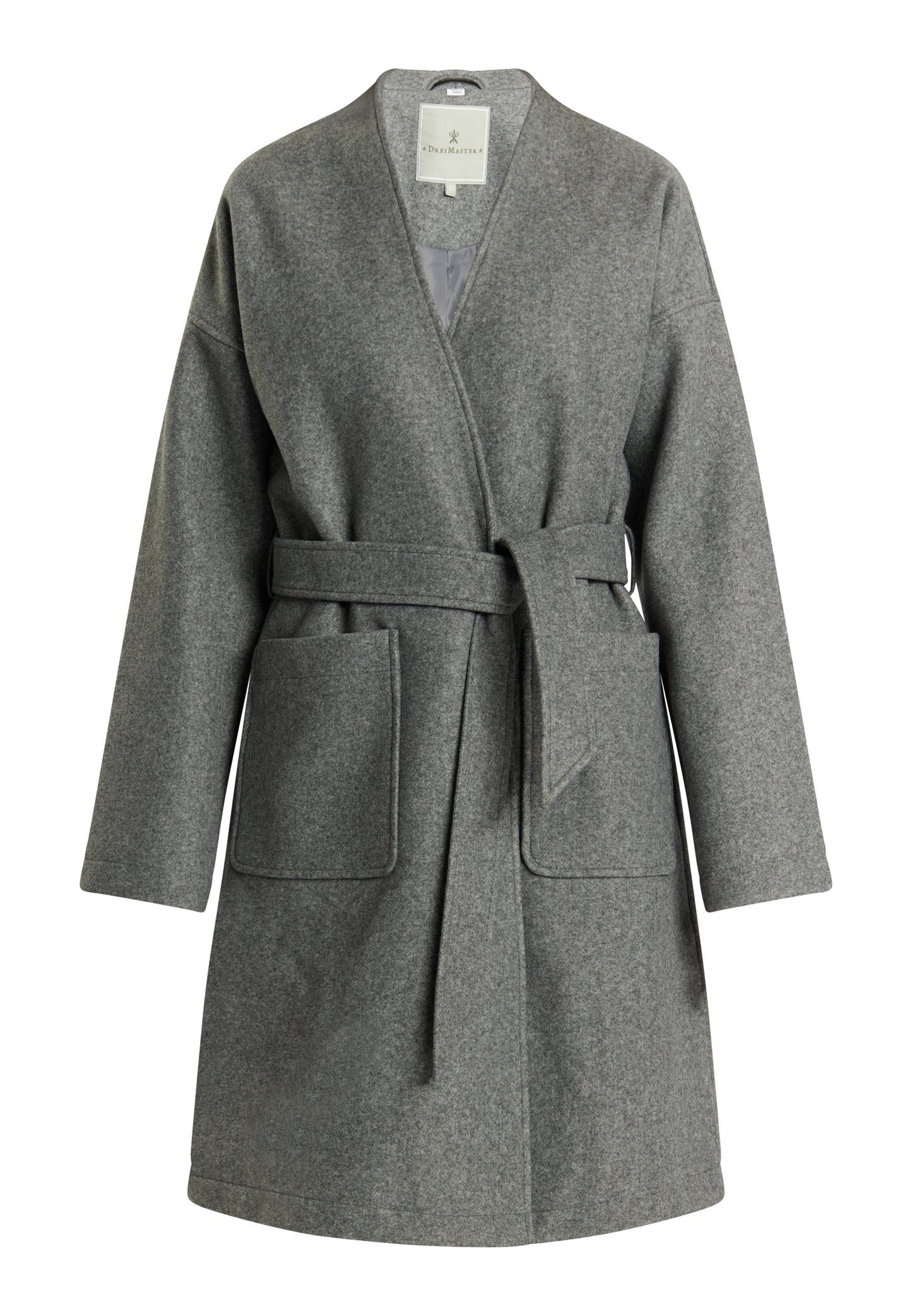 DreiMaster Klassik women's transitional coat in a wool look