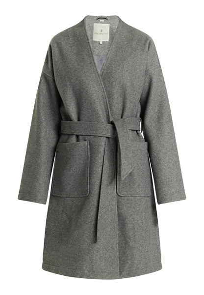 DreiMaster Klassik women's transitional coat in a wool look