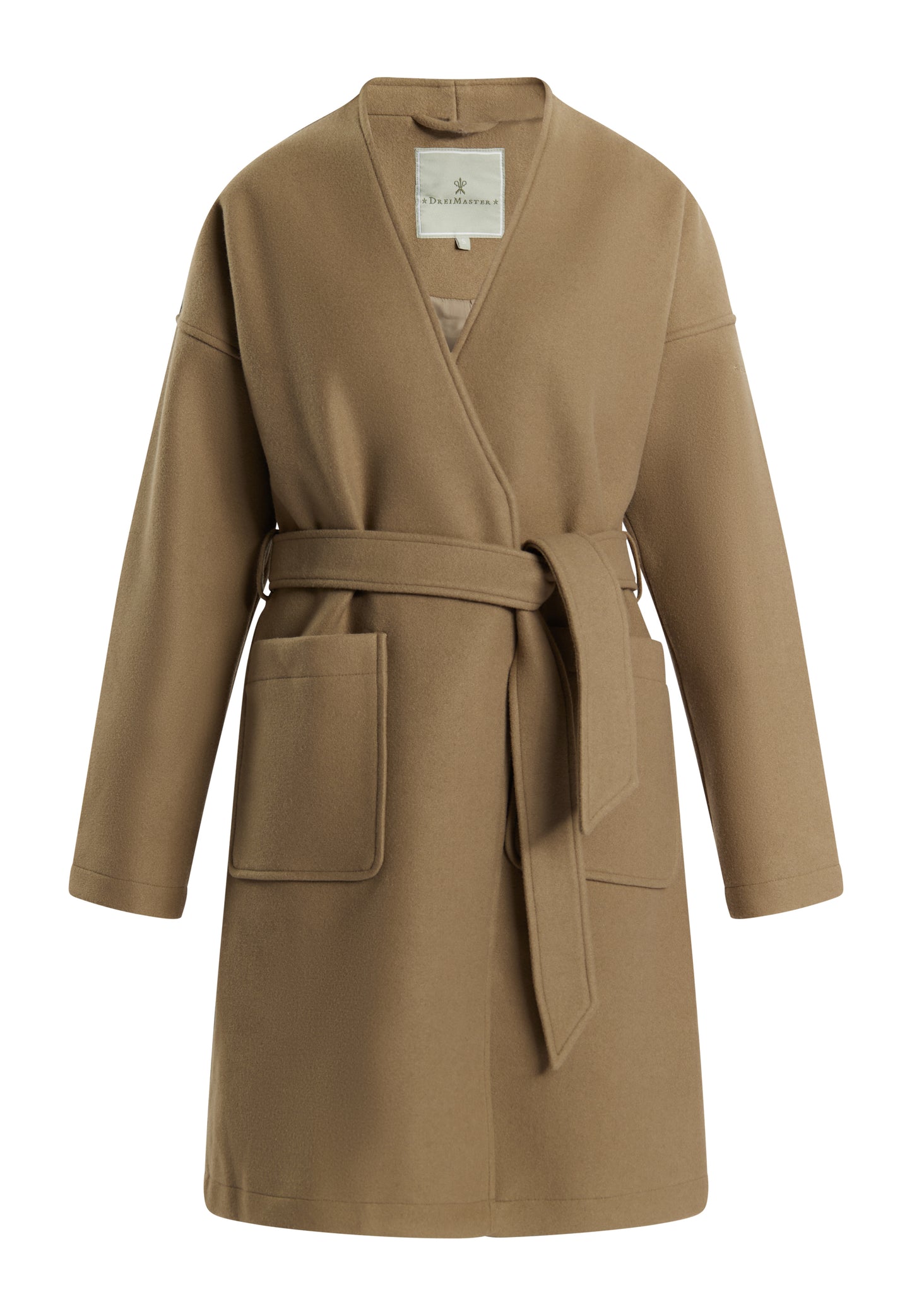 DreiMaster Klassik women's transitional coat in a wool look