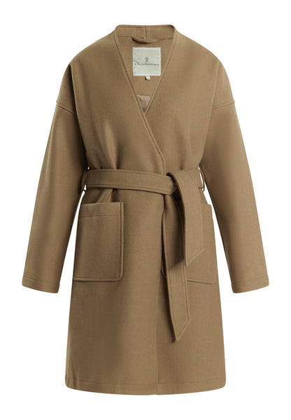 DreiMaster Klassik women's transitional coat in a wool look