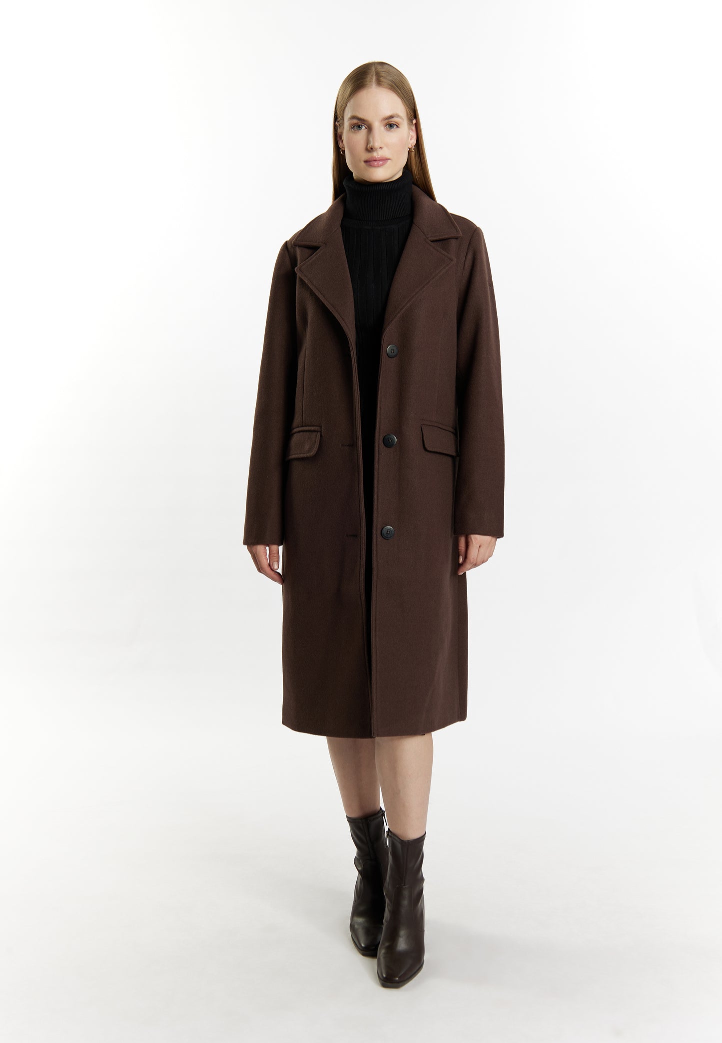 DreiMaster Klassik women's transitional jacket in a wool look