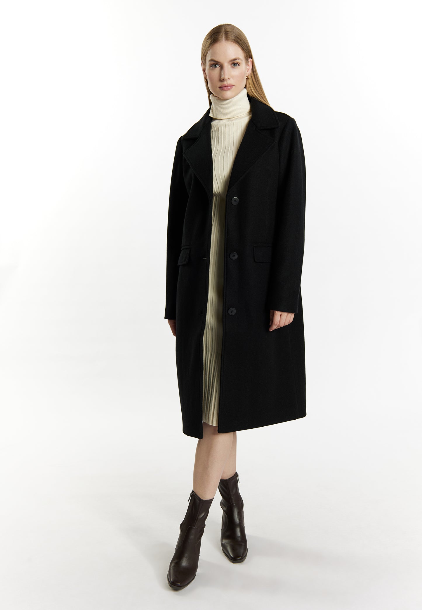 DreiMaster Klassik women's transitional jacket in a wool look