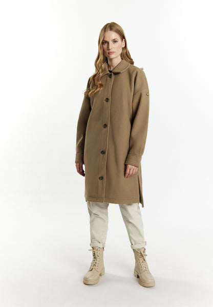 DreiMaster Vintage women's transitional coat in a wool look